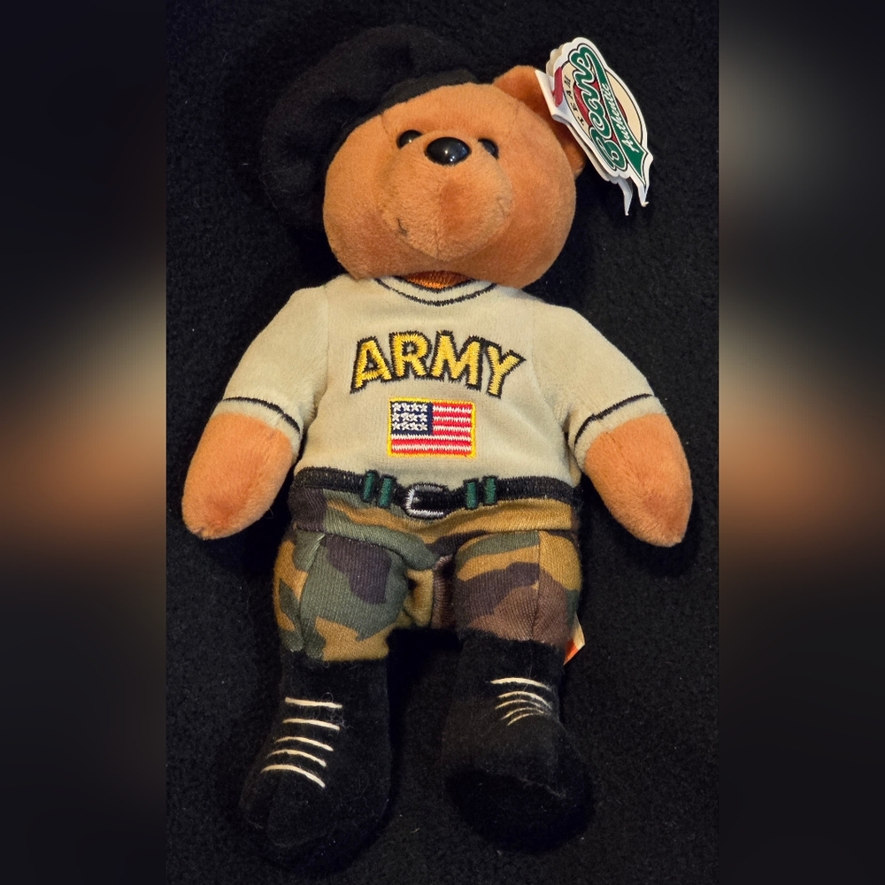 Vintage Team Bears Authentic Army Bear Plush